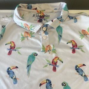 Chubbies Tropical Parrot Print Shirt